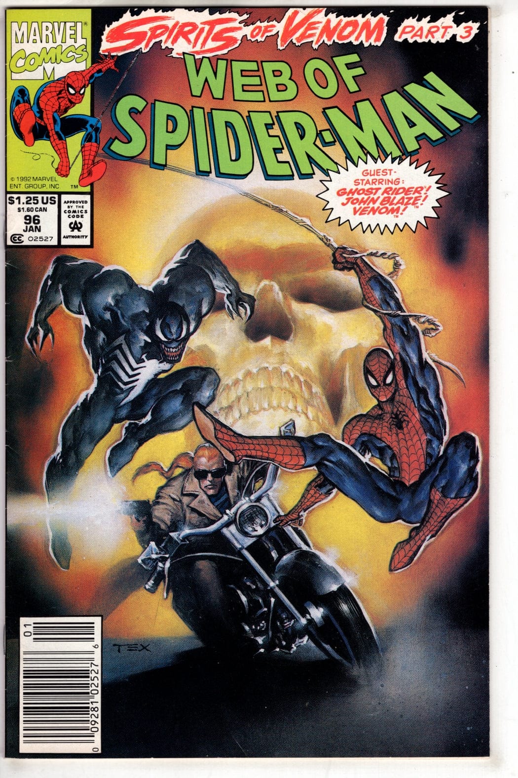 Marvel Comics Web of Spider-Man #96