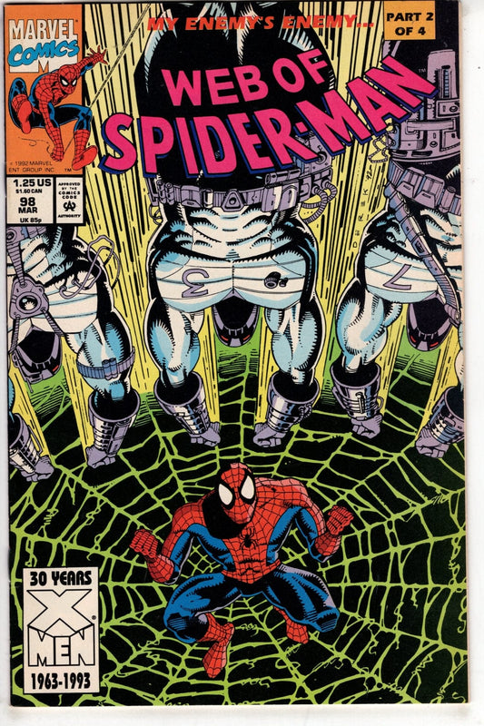 Marvel Comics Web of Spider-Man #98