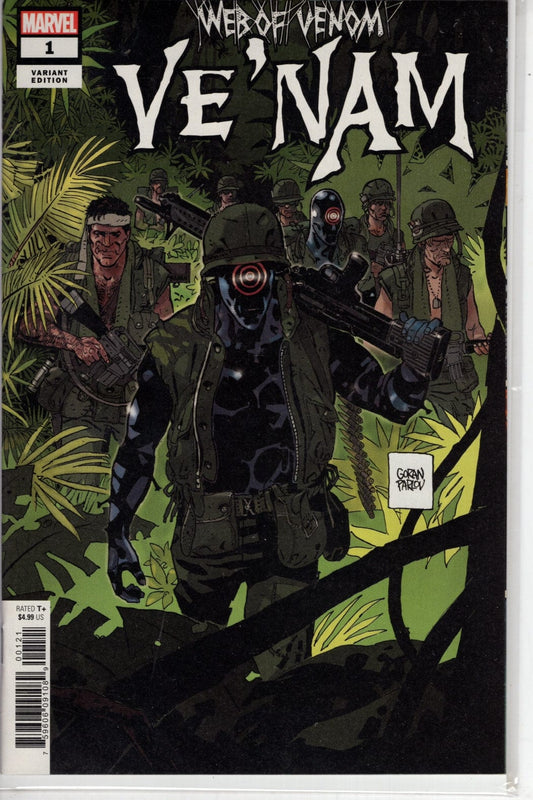 MARVEL COMICS WEB OF VENOM VE NAM #1 PARLOV VAR