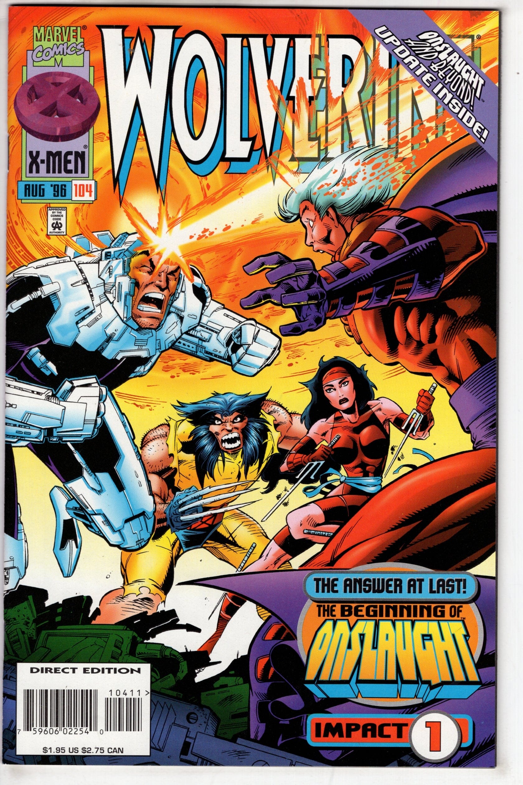 MARVEL Comics Wolverine (1988 series) #104 [Direct Edition]