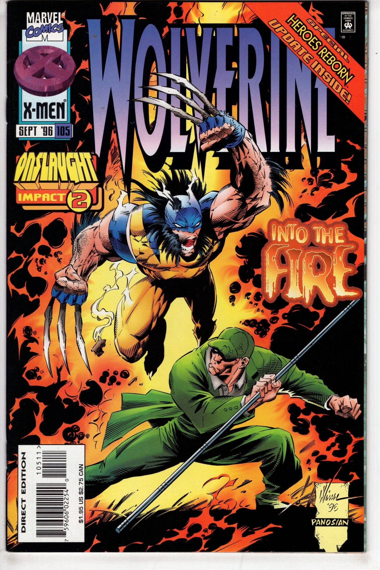 MARVEL Comics Wolverine (1988 series) #105 [Direct Edition]