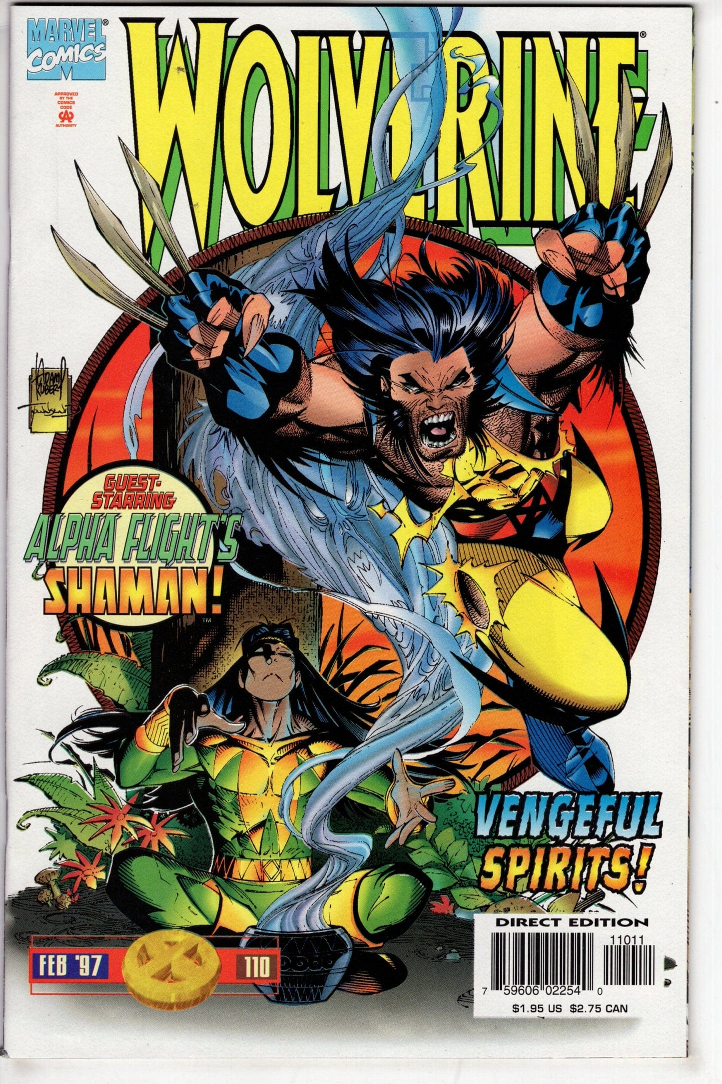MARVEL Comics Wolverine (1988 series) #110 [Direct Edition]