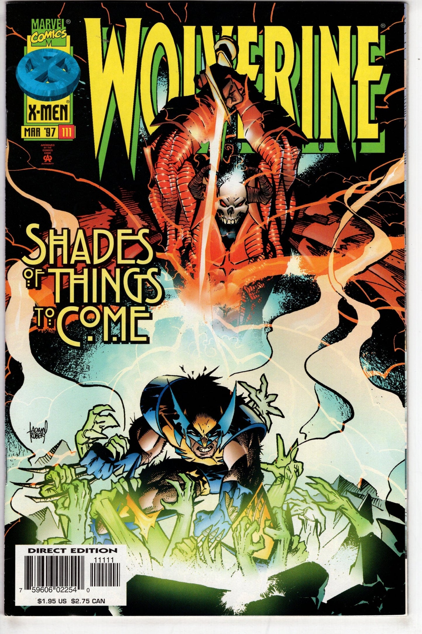MARVEL Comics Wolverine (1988 series) #111 [Direct Edition]