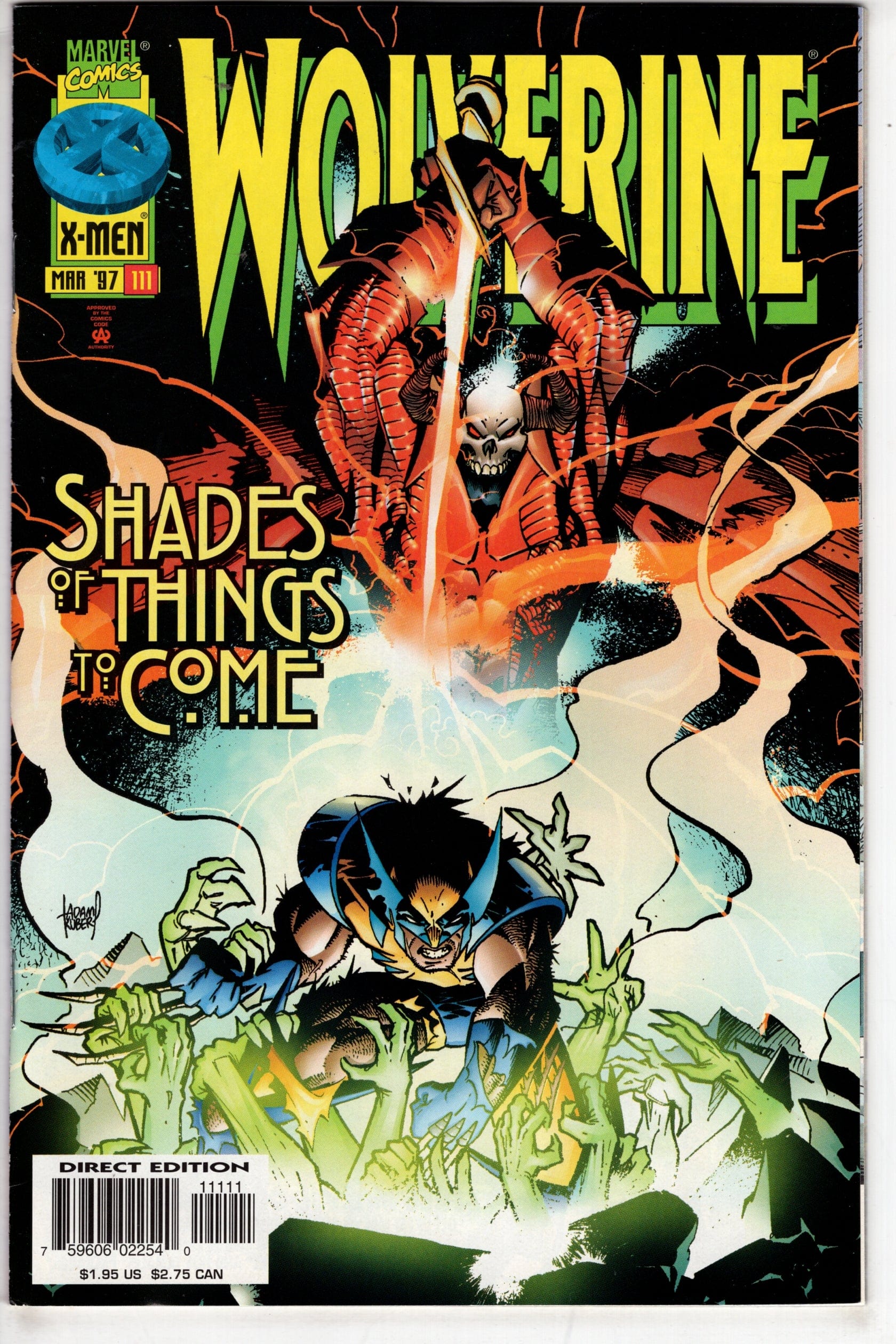 MARVEL Comics Wolverine (1988 series) #111 [Direct Edition]