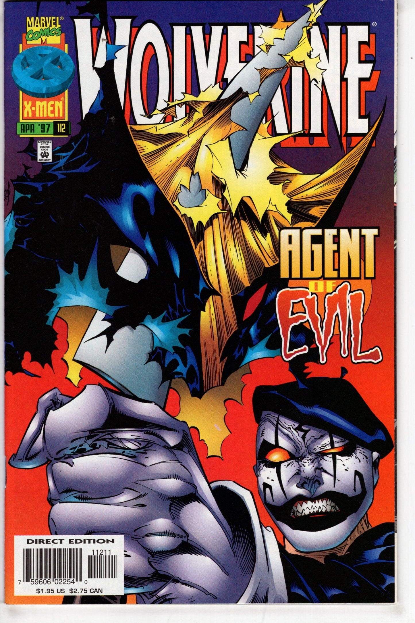 MARVEL Comics Wolverine (1988 series) #112 [Direct Edition]