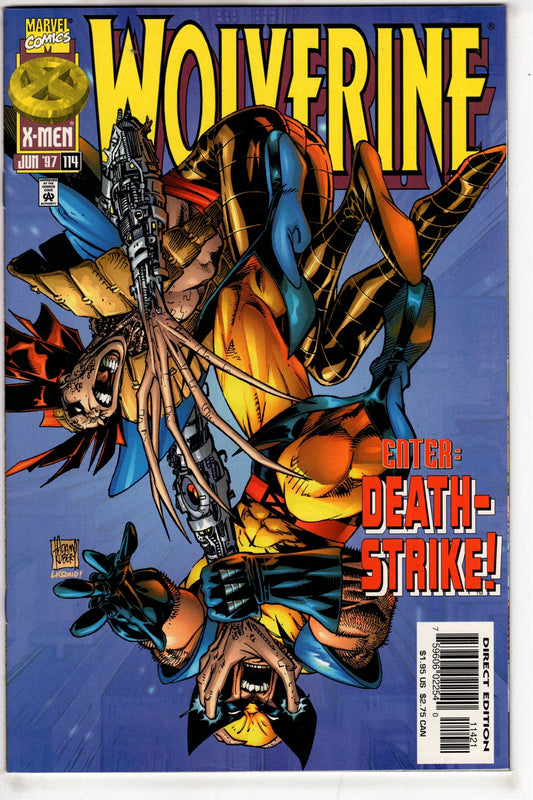 MARVEL Comics Wolverine (1988 series) #114 [Direct Edition - 50/50 - Purple Background]