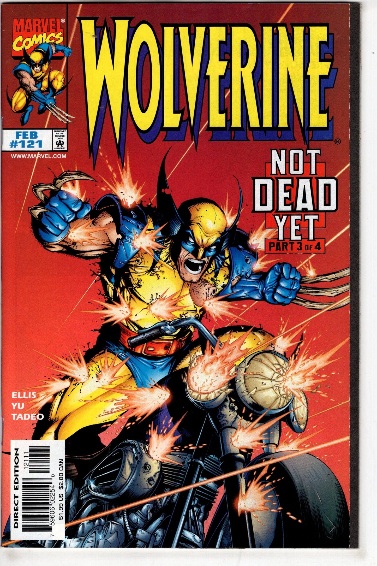 MARVEL Comics Wolverine (1988 series) #121 [Direct Edition]