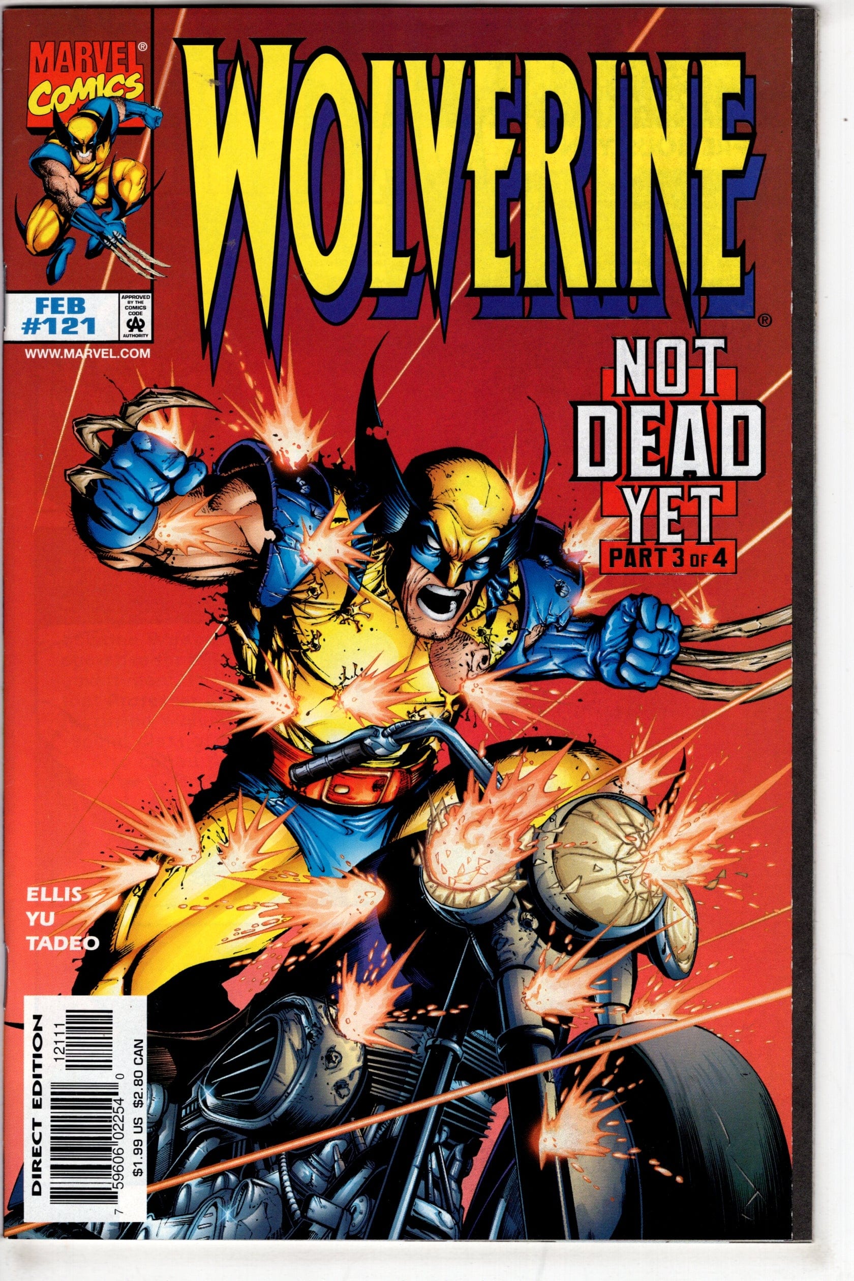 MARVEL Comics Wolverine (1988 series) #121 [Direct Edition]