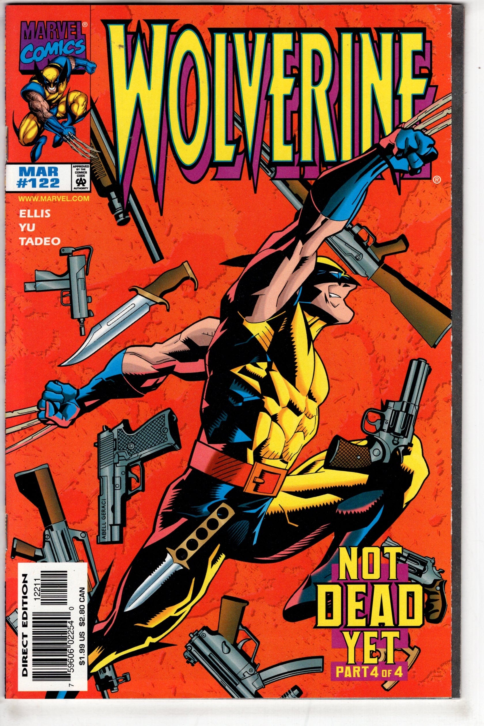 MARVEL Comics Wolverine (1988 series) #122 [Direct Edition]
