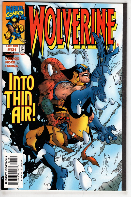 MARVEL Comics Wolverine (1988 series) #131 [Direct Edition - Error]