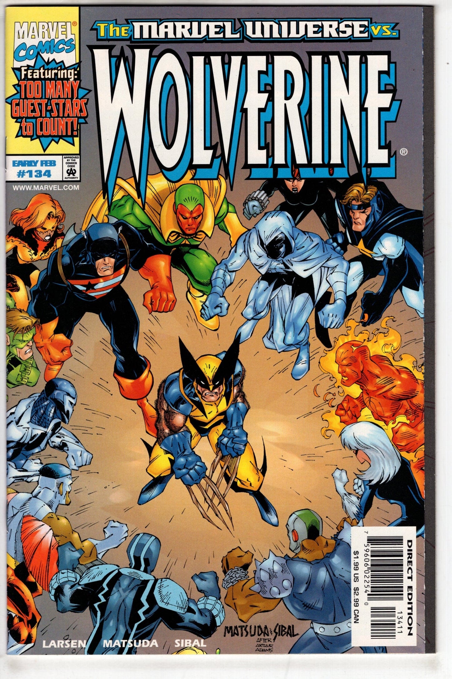MARVEL Comics Wolverine (1988 series) #134 [Direct Edition]