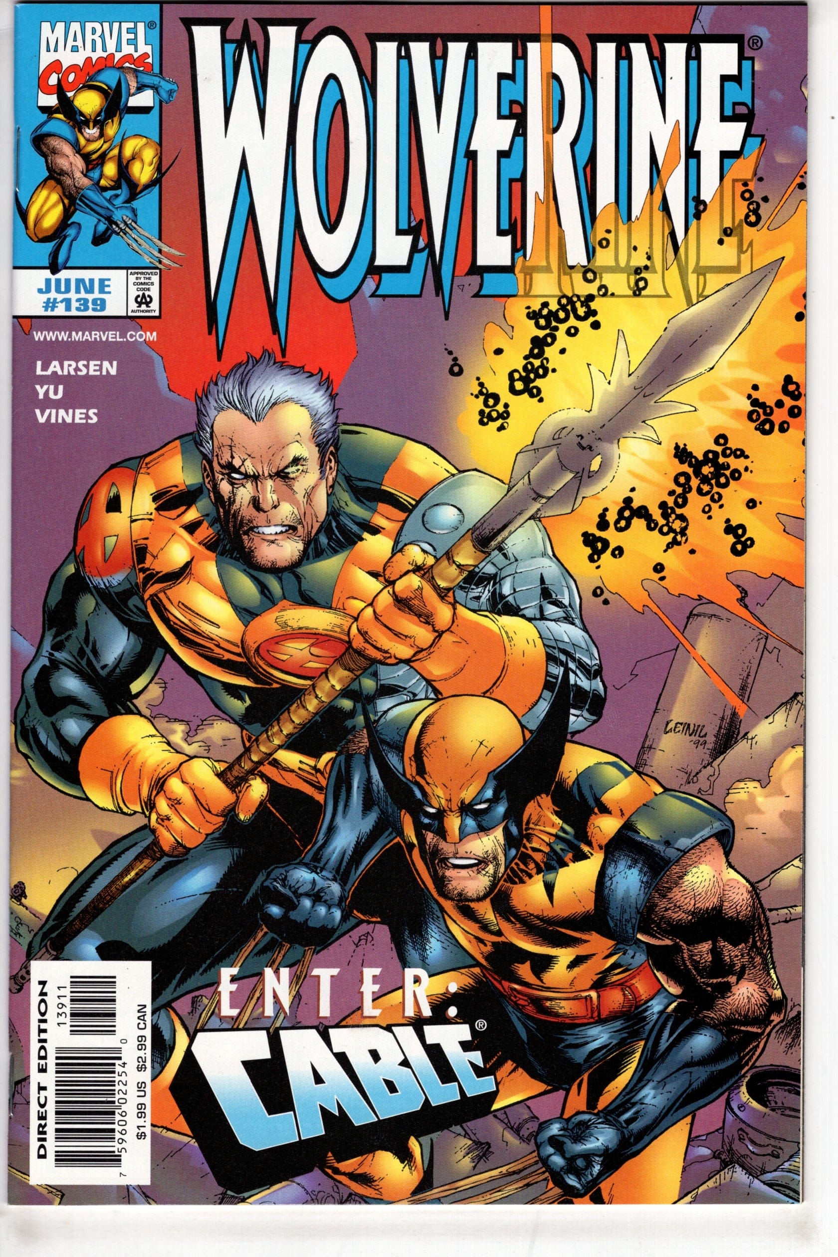 MARVEL Comics Wolverine (1988 series) #139 [Direct Edition]