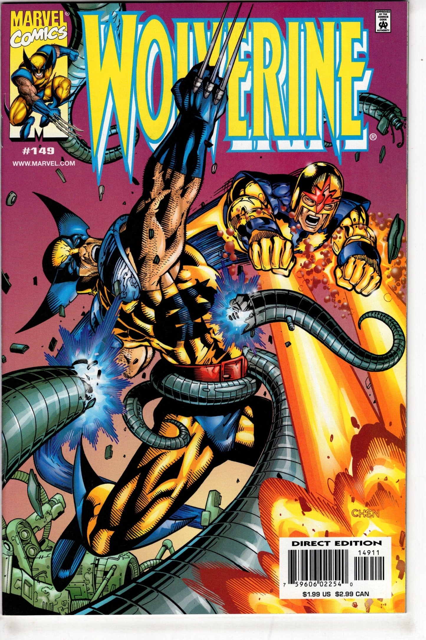 MARVEL Comics Wolverine (1988 series) #149 [Direct Edition]