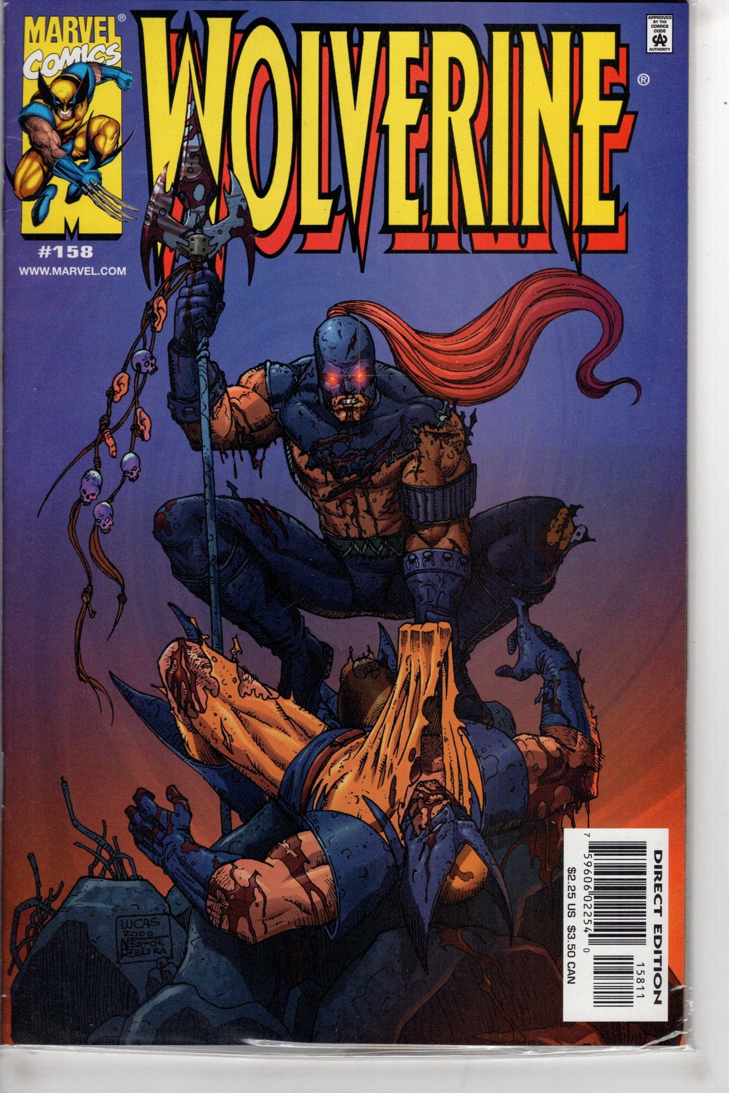 MARVEL Comics Wolverine (1988 series) #158 [Direct Edition]