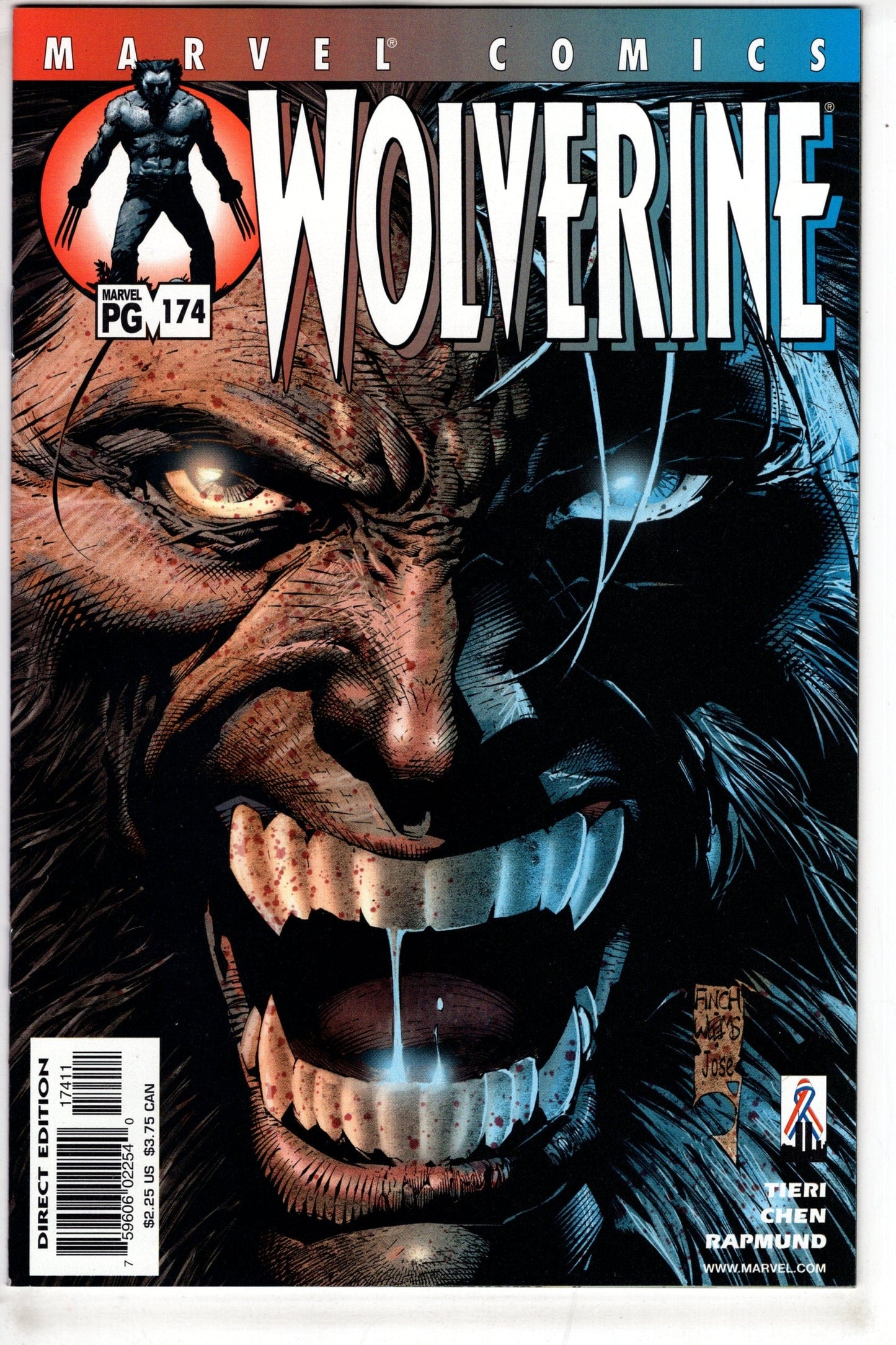 MARVEL Comics Wolverine (1988 series) #174 [Direct Edition]
