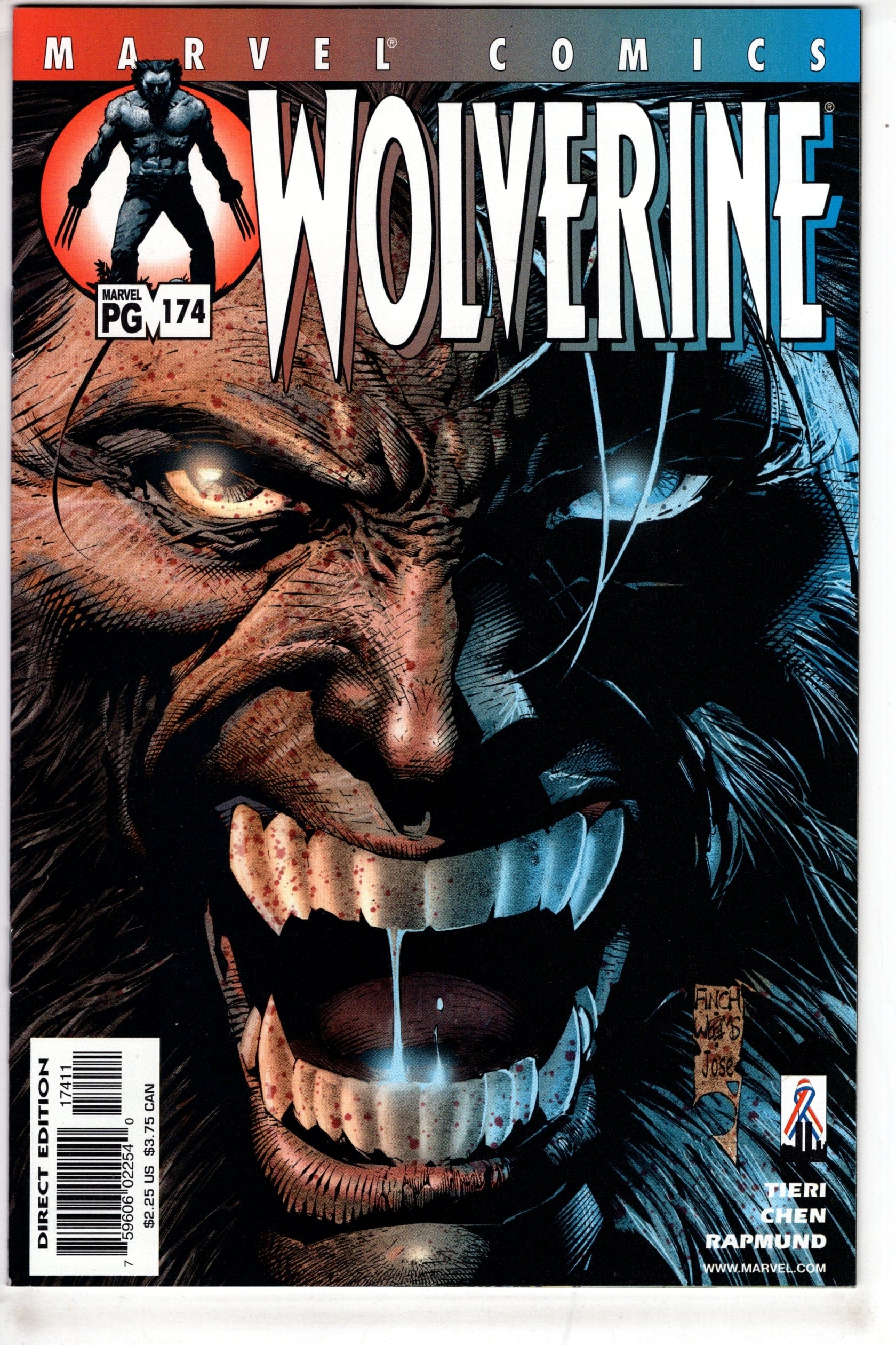 MARVEL Comics Wolverine (1988 series) #174 [Direct Edition]