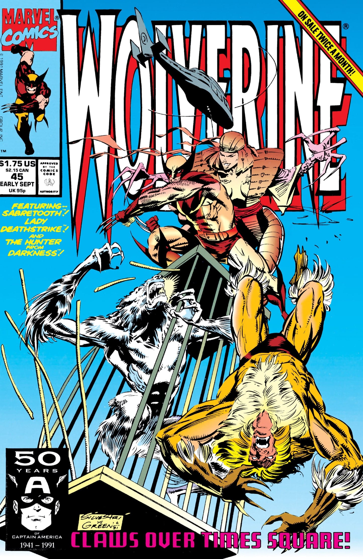 Marvel Comics Wolverine #45 [FN/VF]