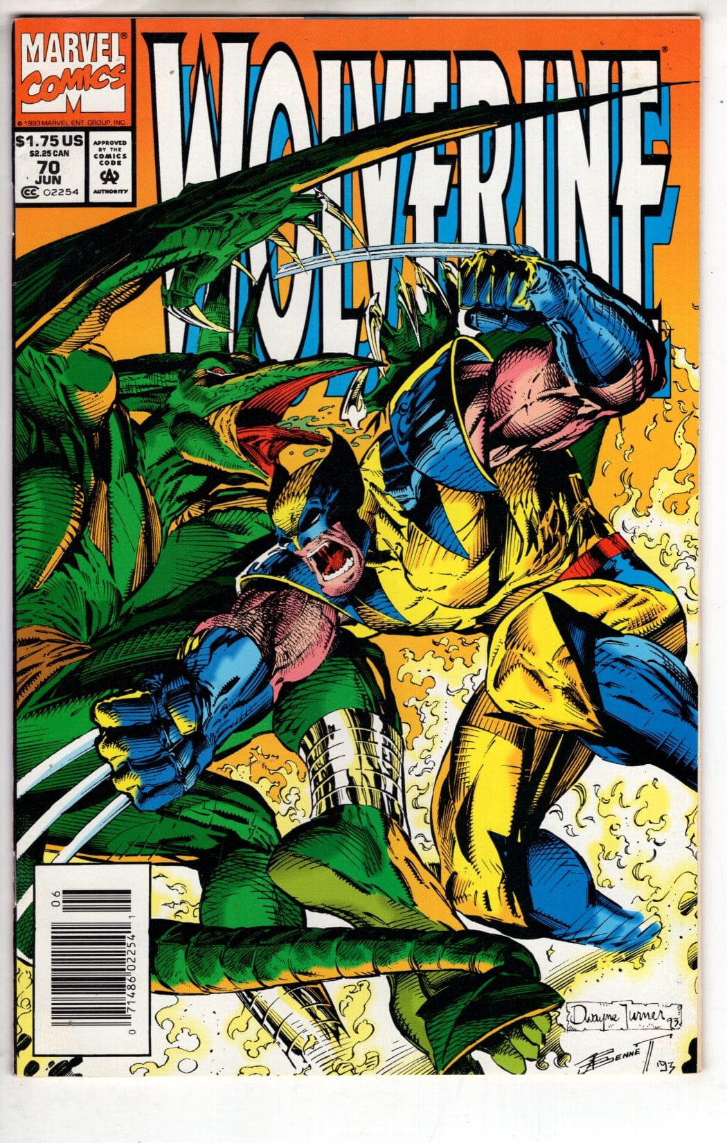 Marvel Comics Wolverine #70 [FN/VF]
