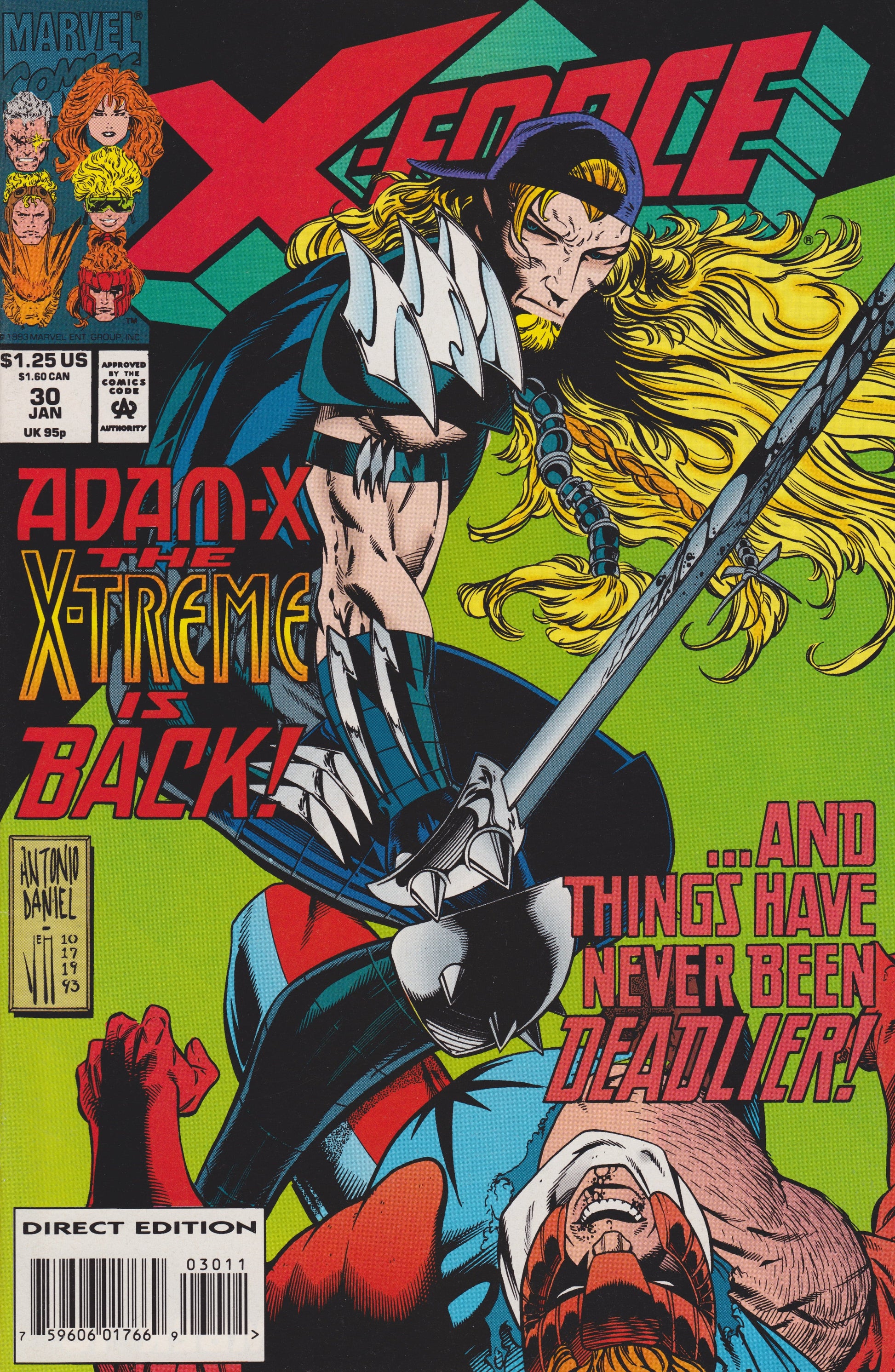 Marvel Comics X-Force #30 [VF]
