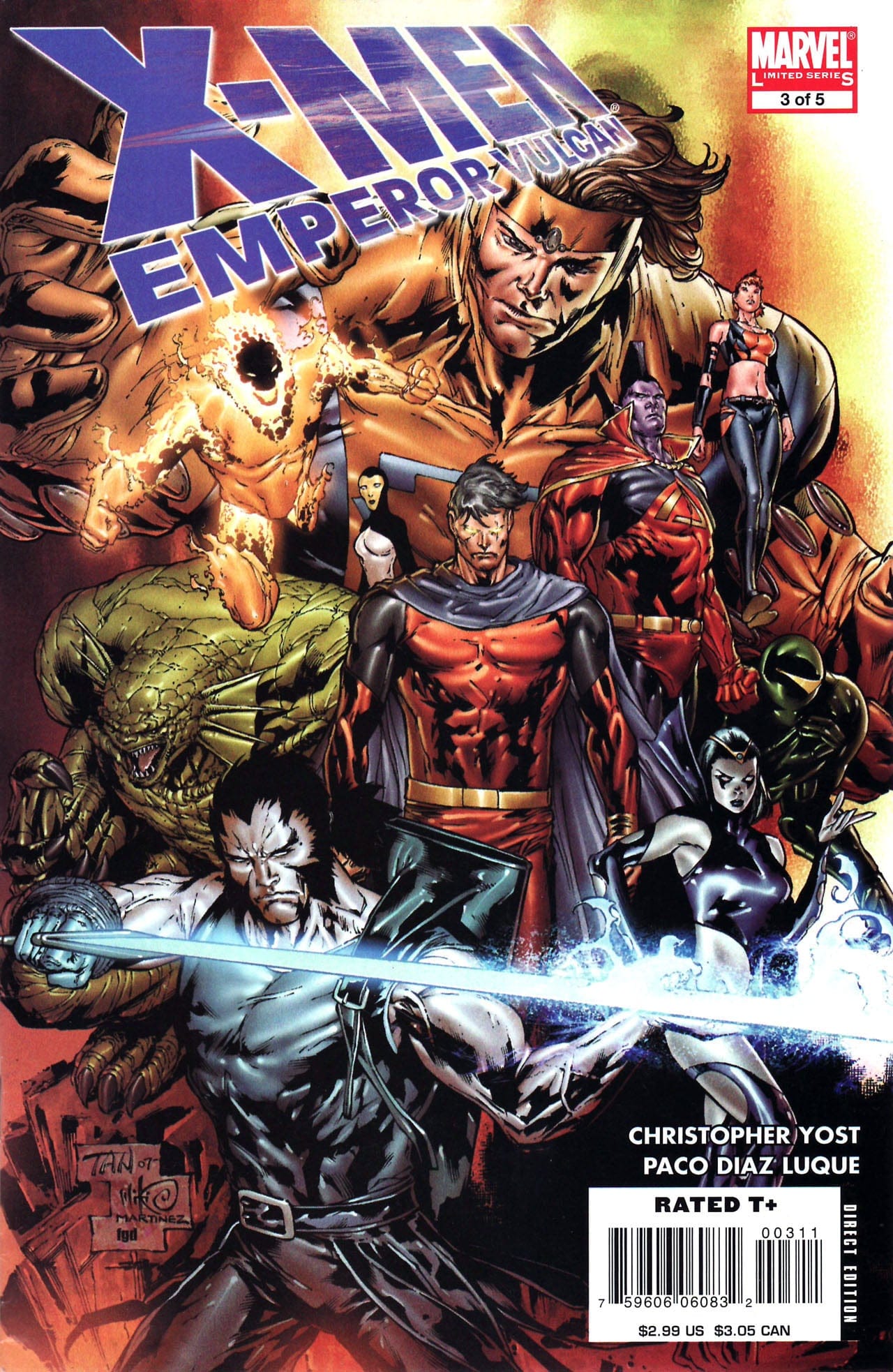 Marvel Comics X-Men: Emperor Vulcan #3 [VF/NM]