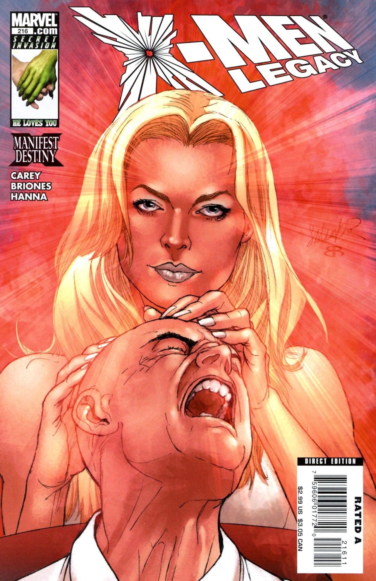 Marvel Comics X-Men: Legacy #216 [FN/VF]
