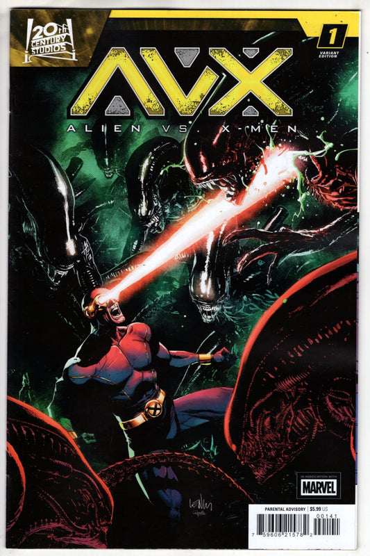Marvel NEW LAST WEEK ALIEN VS. X-MEN #1 LEINIL YU VARIANT (VF/NM)