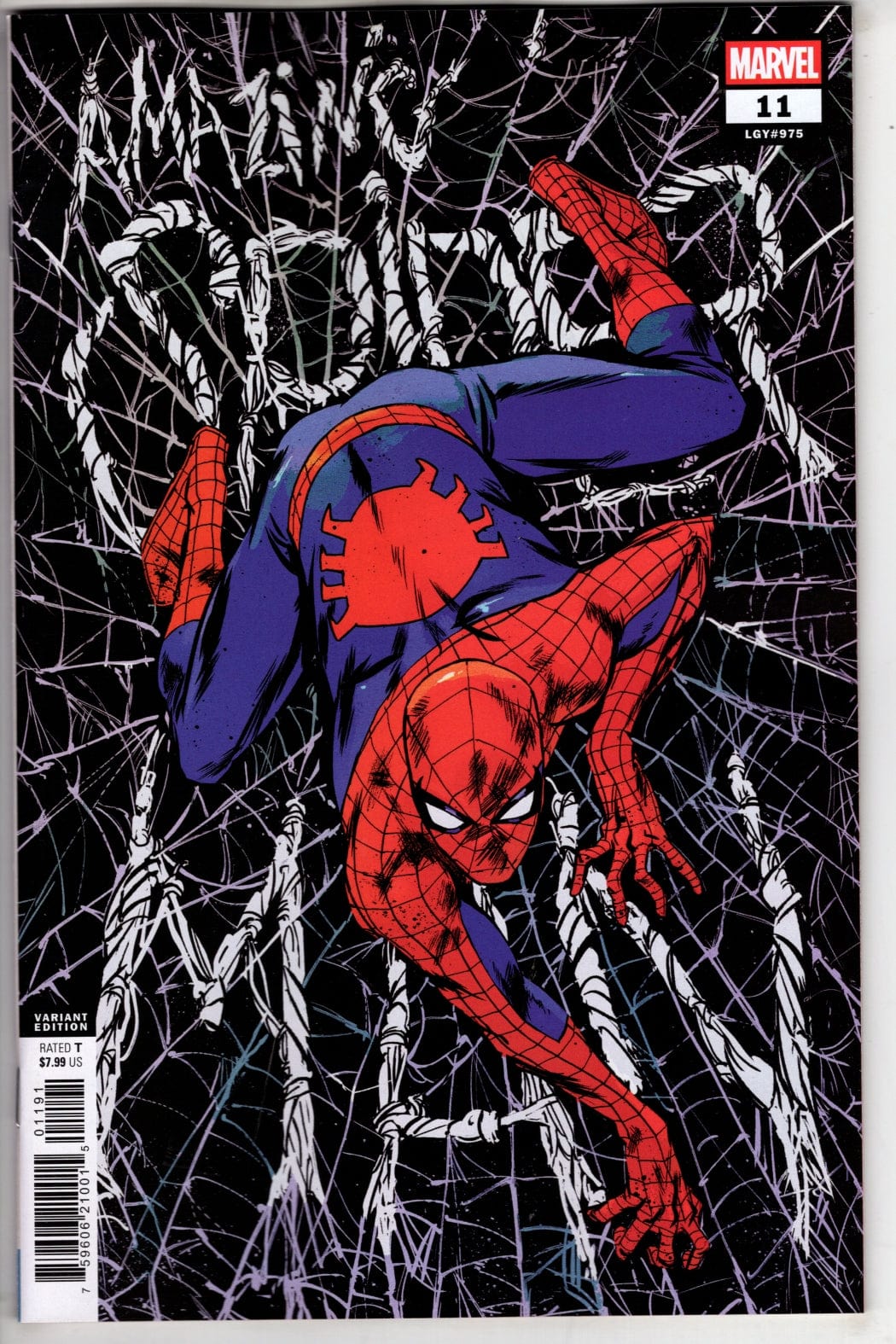 Marvel NEW LAST WEEK AMAZING SPIDER-MAN #11 SANFORD GREENE VARIANT