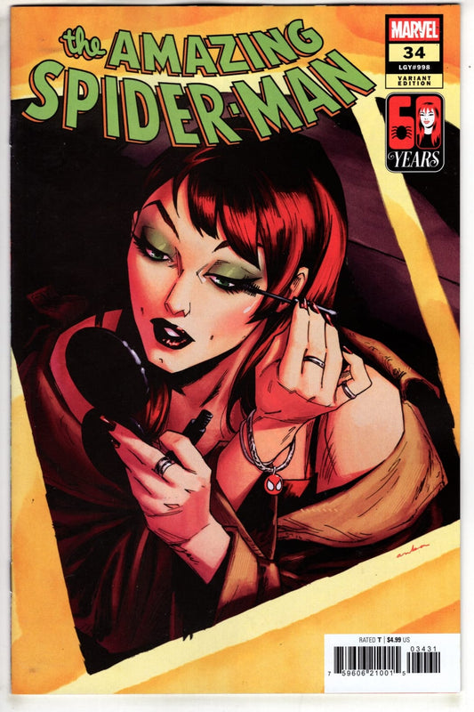 Marvel NEW LAST WEEK AMAZING SPIDER-MAN #34 KRIS ANKA MARY JANE WATSON VARIANT (VF/NM)