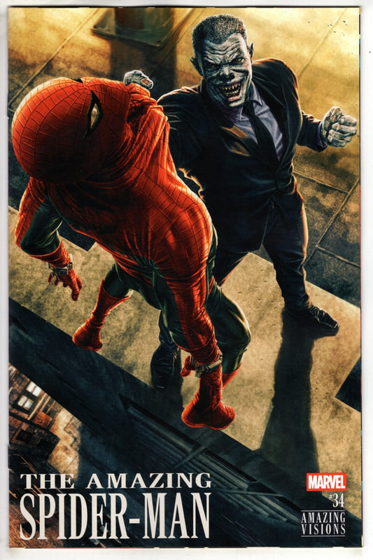 Marvel NEW LAST WEEK AMAZING SPIDER-MAN #34 LEE BERMEJO AMAZING VISIONS VARIANT (VF/NM)