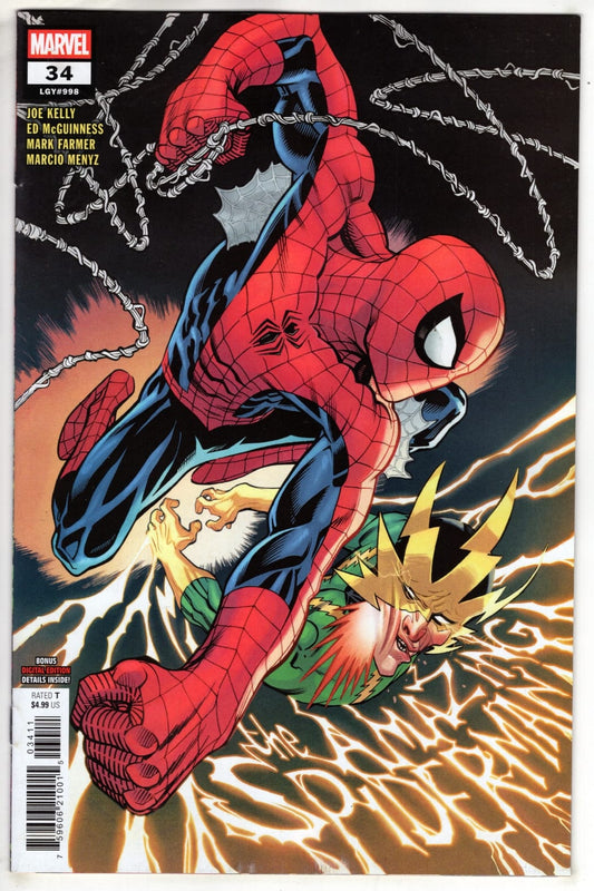 Marvel NEW LAST WEEK AMAZING SPIDER-MAN #34 (VF/NM)