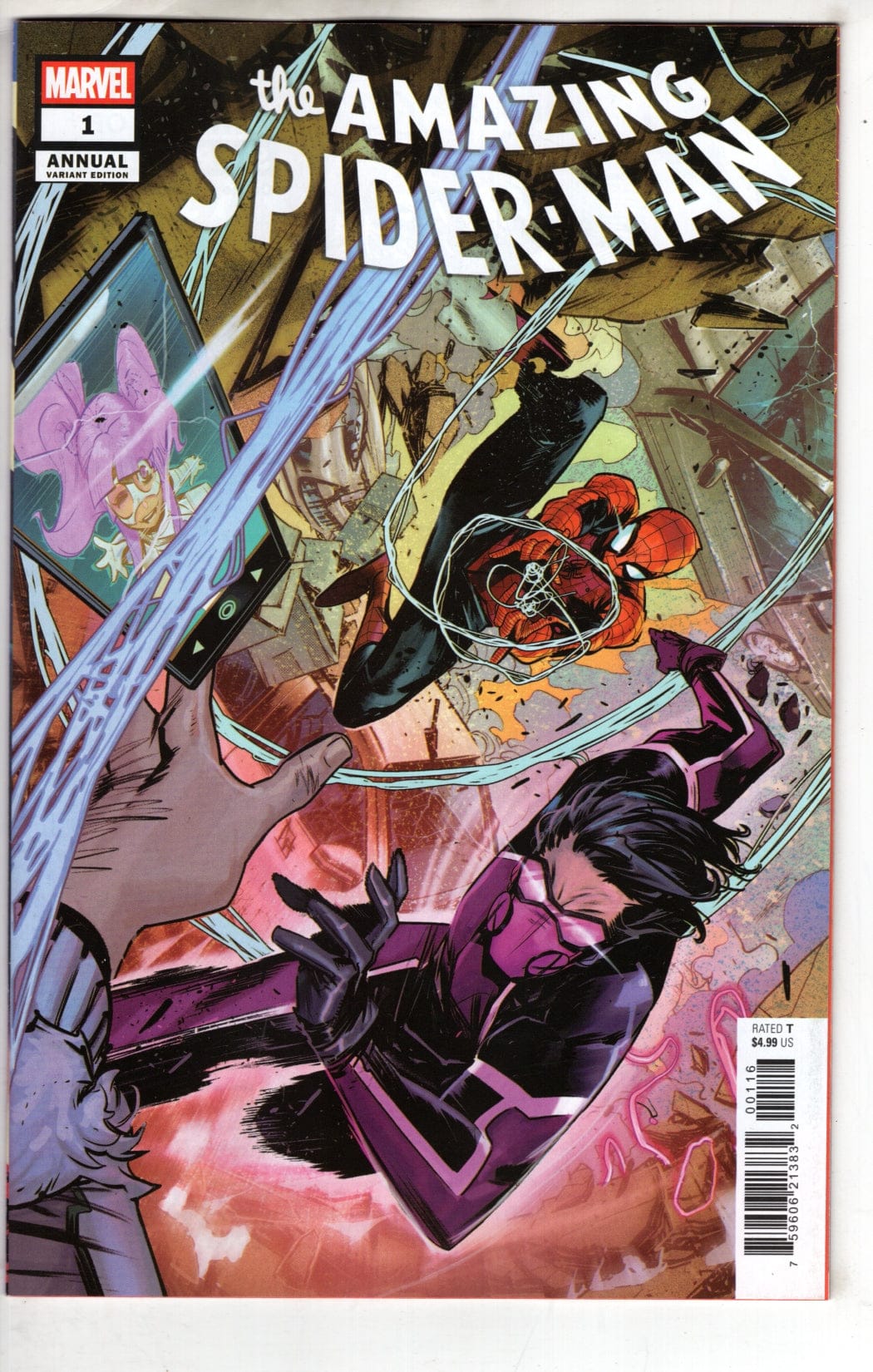 Marvel NEW LAST WEEK AMAZING SPIDER-MAN ANNUAL #1 FEDERICO VICENTINI VARIANT (VF/NM)