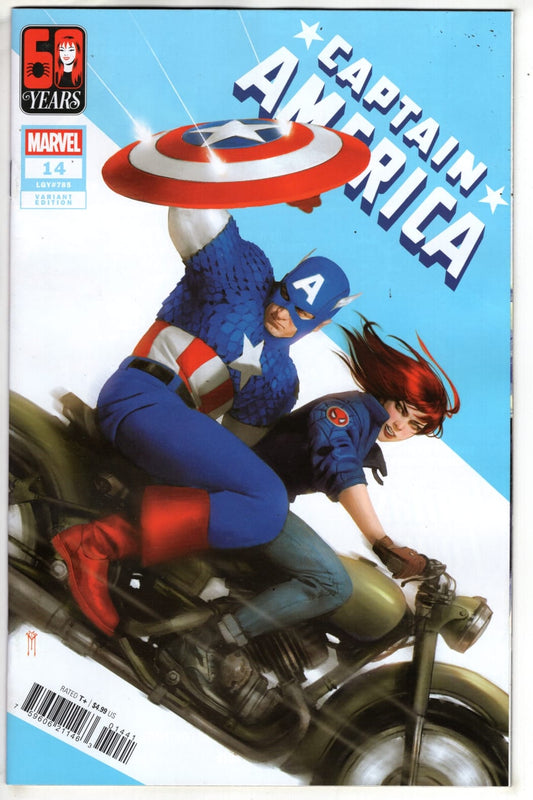 Marvel NEW LAST WEEK CAPTAIN AMERICA #14 MIGUEL MERCADO MARY JANE WATSON VARIANT [ARM] (VF/NM)