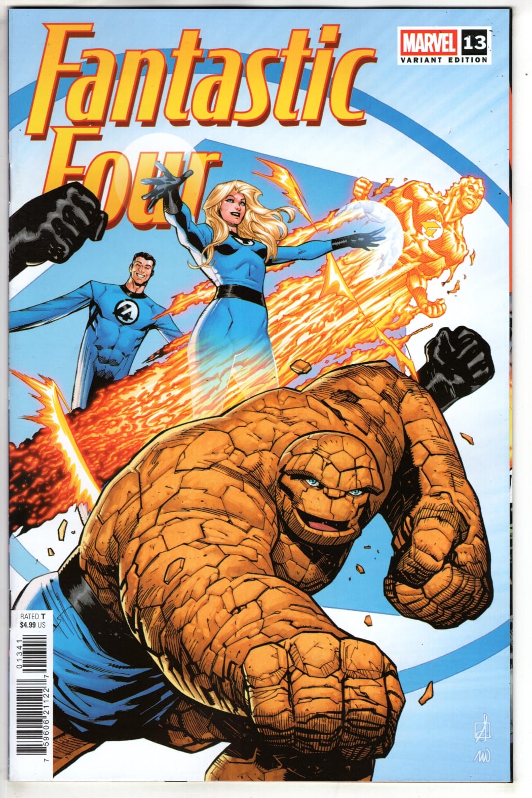 Marvel NEW LAST WEEK FANTASTIC FOUR #13 SEAN IZAAKSE VARIANT (VF/NM)