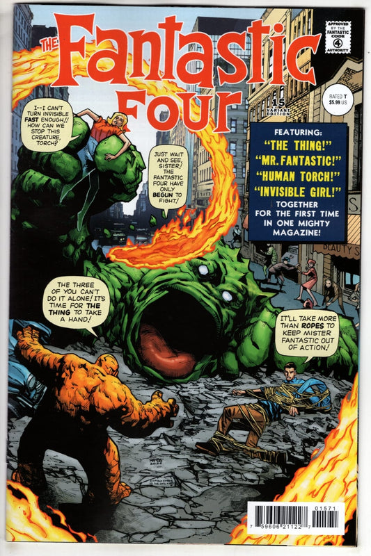 Marvel NEW LAST WEEK FANTASTIC FOUR #15 HUMBERTO RAMOS HOMAGE VARIANT (VF/NM)