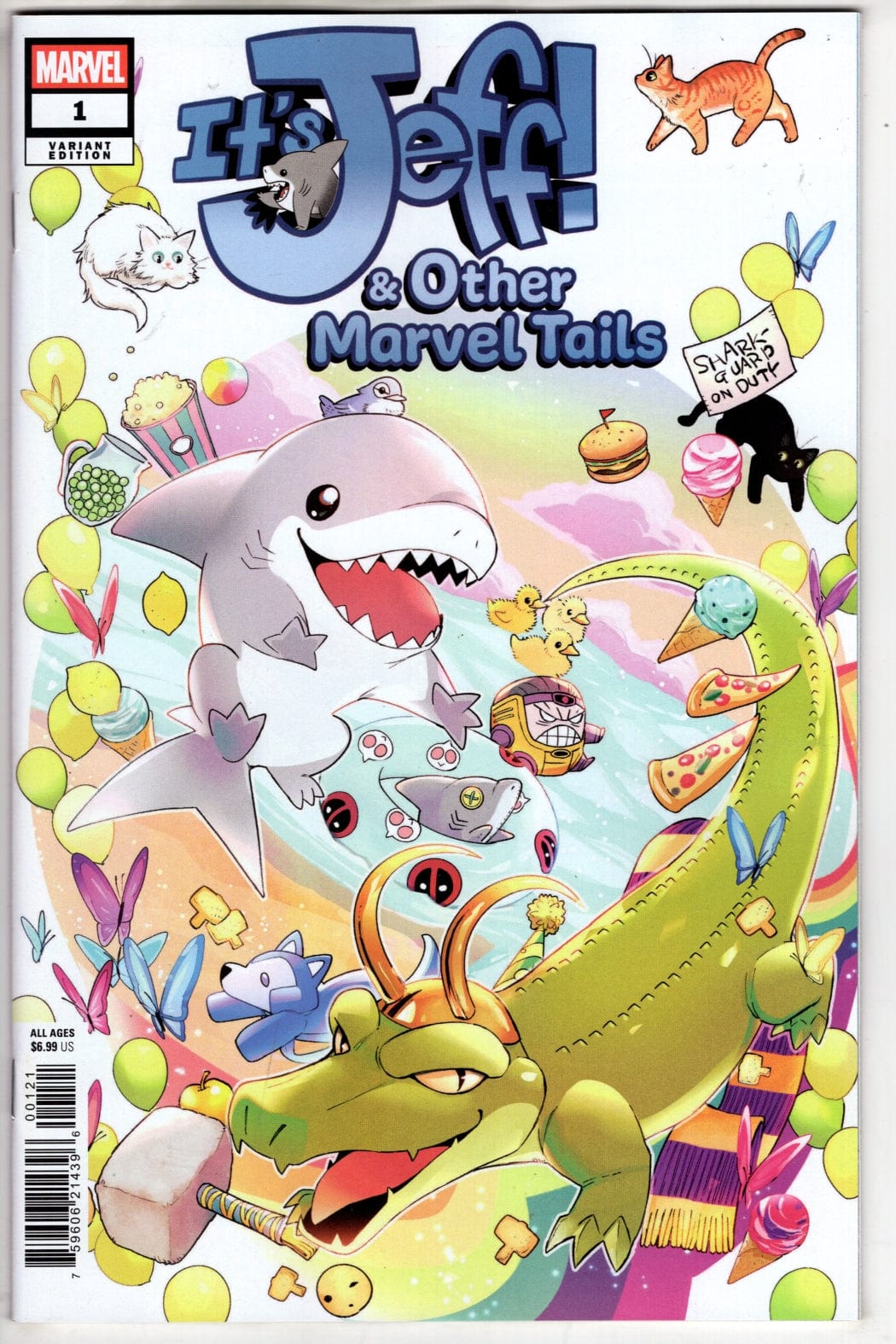 Marvel NEW LAST WEEK IT'S JEFF & OTHER MARVEL TAILS #1 NAO FUJI VARIANT