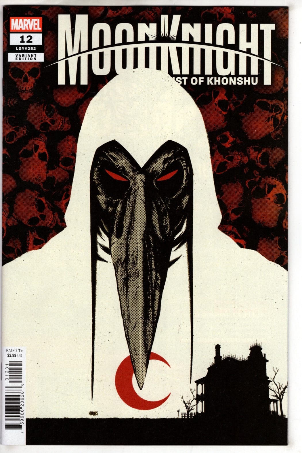 Marvel NEW LAST WEEK MOON KNIGHT: FIST OF KHONSHU #12 JORGE FORNES VARIANT