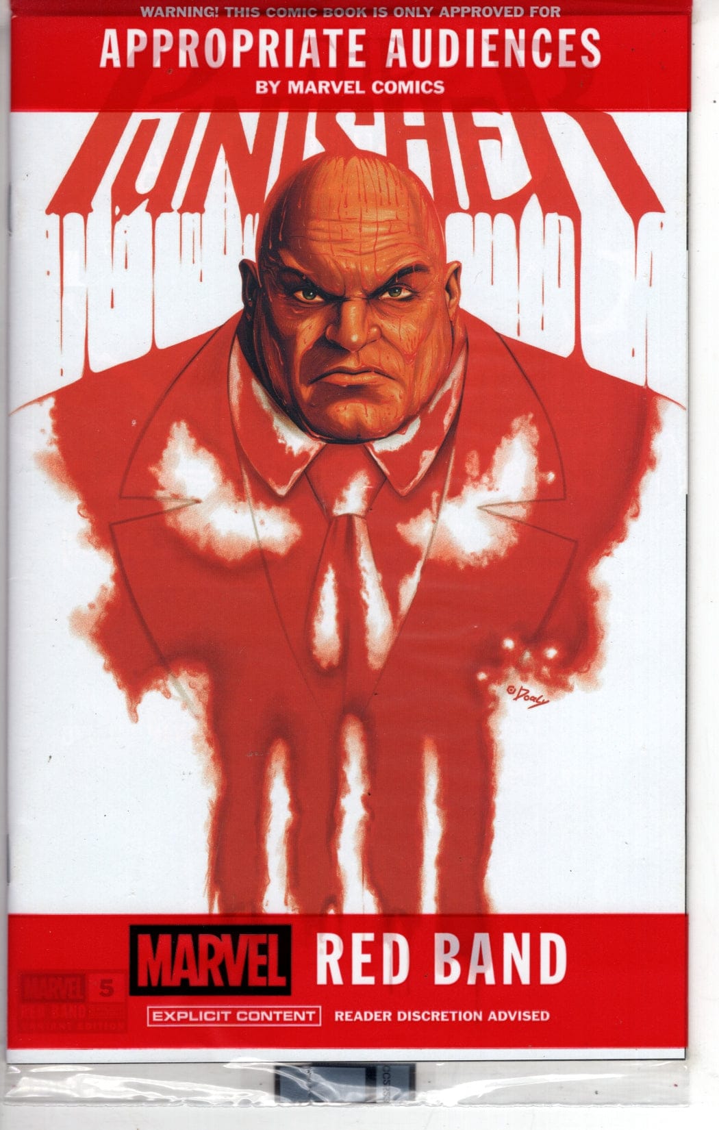 Marvel NEW LAST WEEK PUNISHER: RED BAND #5 DOALY VARIANT [POLYBAGGED] (VF/NM)