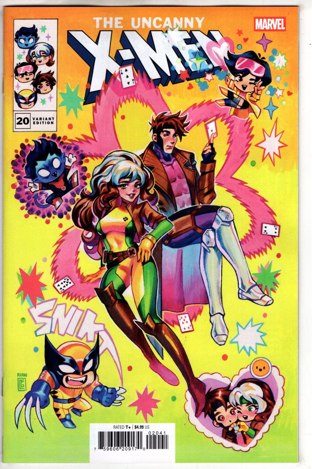Marvel NEW LAST WEEK UNCANNY X-MEN #20 RIAN GONZALES VARIANT