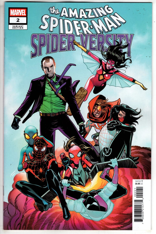 Marvel NEW NEXT WEEK AMAZING SPIDER-MAN: SPIDER-VERSITY #2 PERE PEREZ VARIANT (VF/NM)