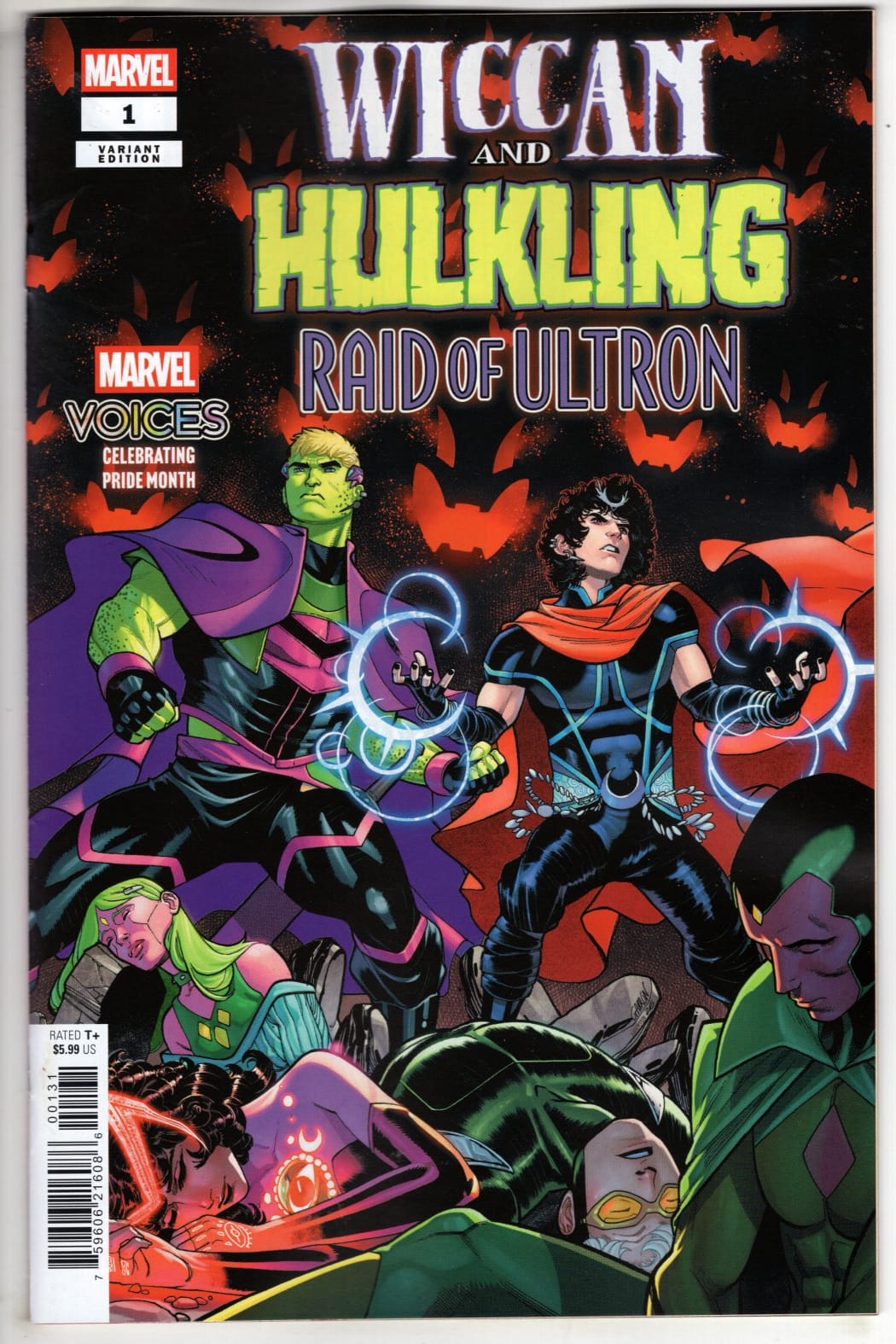 Marvel NEW NEXT WEEK WICCAN & HULKLING: RAID OF ULTRON #1 JAVIER GARRON VARIANT (VF/NM)