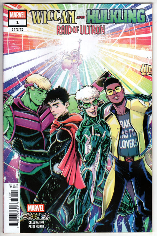 Marvel NEW NEXT WEEK WICCAN & HULKLING: RAID OF ULTRON #1 LUCIANO VECCHIO VARIANT (VF/NM)