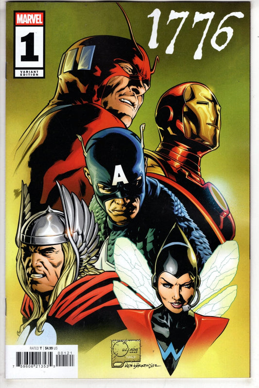 Marvel NEW THIS WEEK 1776 #1 JOE QUESADA AVENGERS VARIANT [VF/NM]
