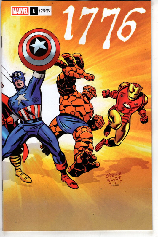 Marvel NEW THIS WEEK 1776 #1 STEVE RUDE WRAPAROUND VARIANT [VF/NM]