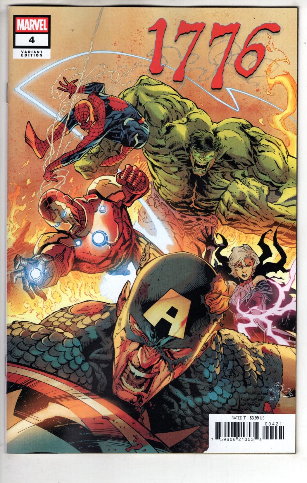 Marvel NEW THIS WEEK 1776 #4 PAULO SIQUEIRA VARIANT (VF/NM)