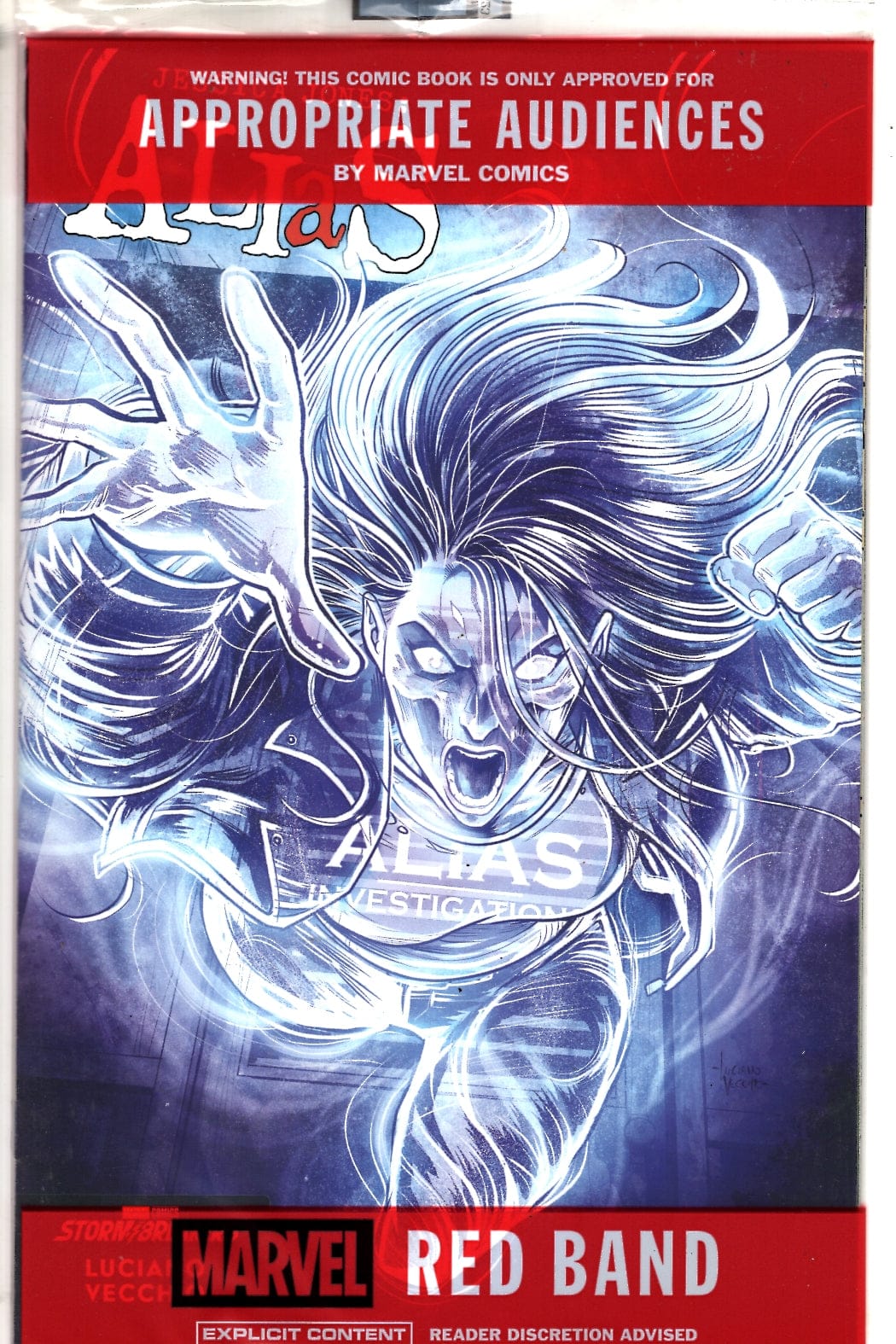 Marvel NEW THIS WEEK ALIAS: RED BAND #1 LUCIANO VECCHIO MARVEL MONSTER VARIANT [POLYBAGGED] (VF/NM)
