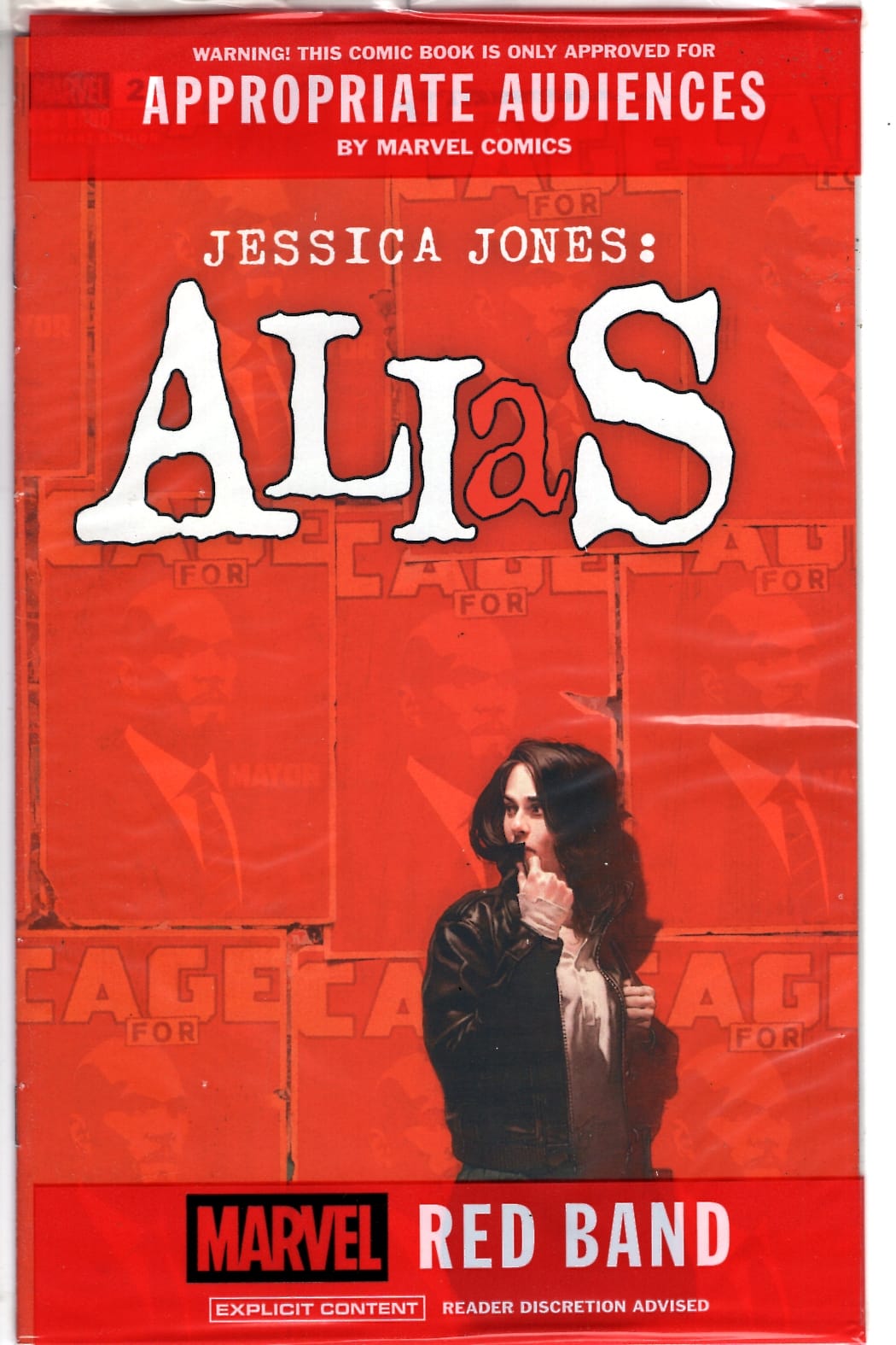 Marvel NEW THIS WEEK ALIAS: RED BAND #2 MARC ASPINALL VARIANT [POLYBAGGED] (VF/NM)