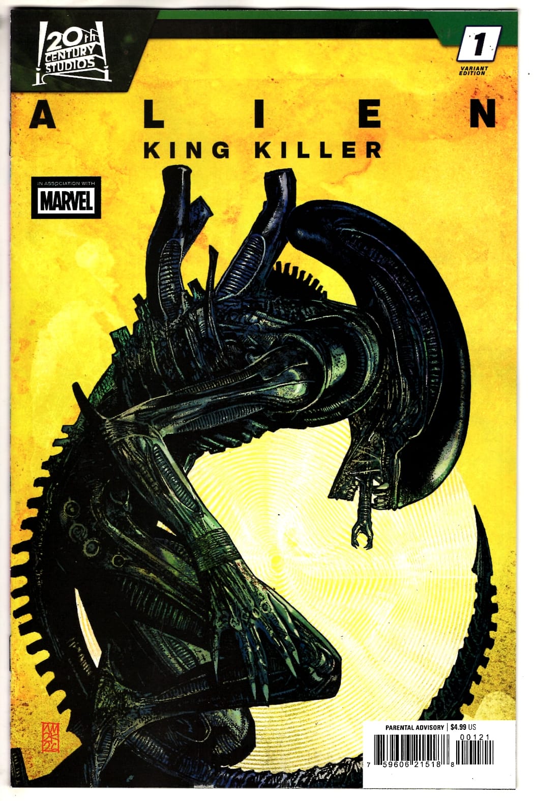 Marvel NEW THIS WEEK ALIEN: KING KILLER #1 ALEX MALEEV VARIANT (VF/NM)