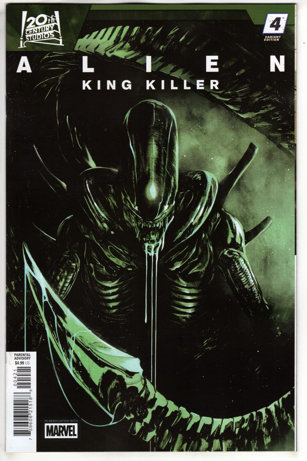 Marvel NEW THIS WEEK ALIEN: KING KILLER #4 ALESSANDRO CAPPUCCIO VARIANT (VF/NM)