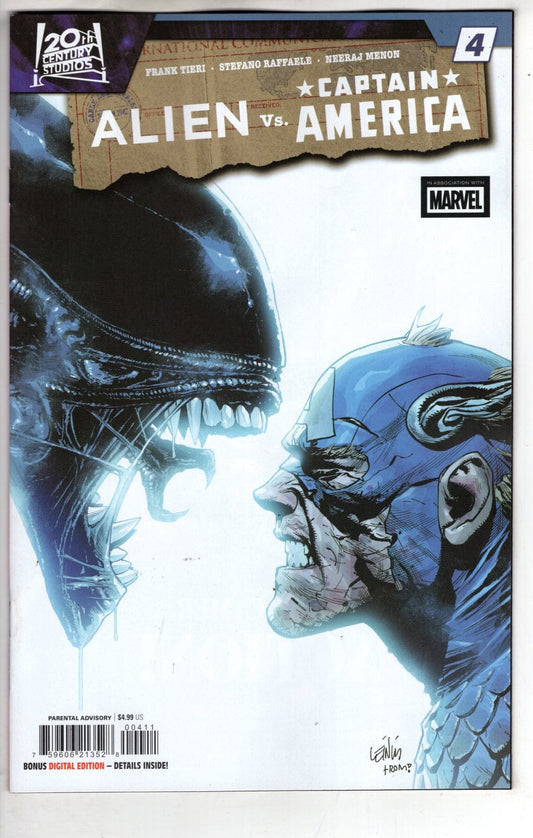 Marvel NEW THIS WEEK ALIEN VS. CAPTAIN AMERICA #4 (VF/NM)