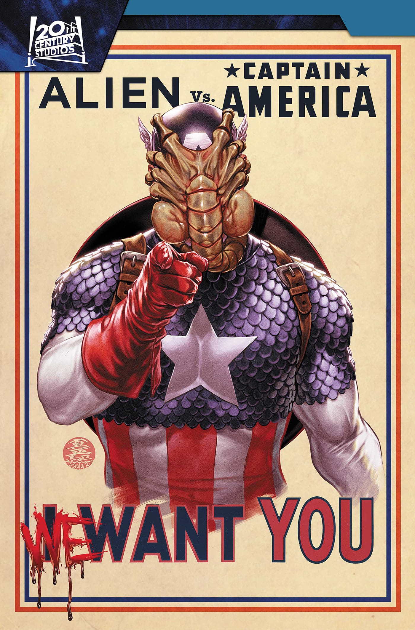 Marvel NEW THIS WEEK Alien vs. Captain America (VF/NM)